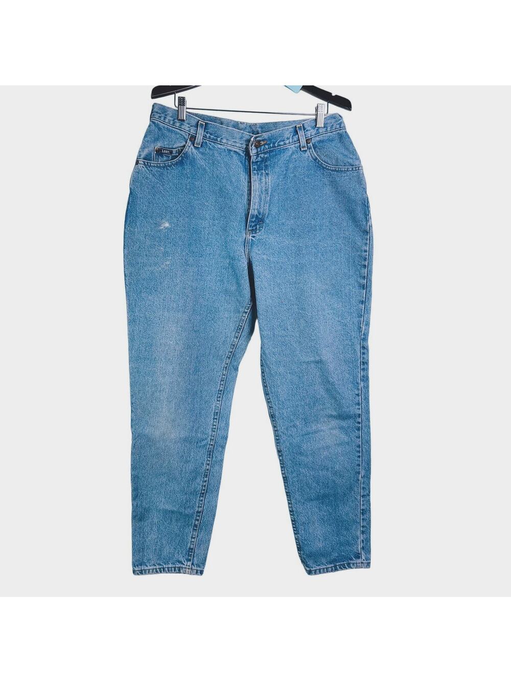 Lee Vintage Women’s 32x30 Mom Jeans 80's Blue Acid Wash Denim